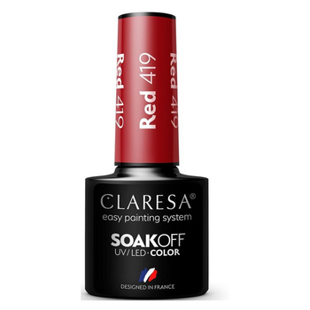 Claresa Lakier Hybrydowy Red 419 5g