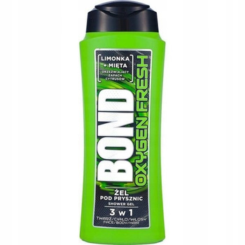 Bond Żel Pod Prysznic Oxygen Fresh 3w1 400ml