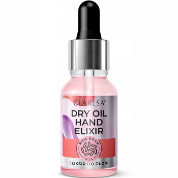 Claresa Dry Oil Hand Elixir Oliwka Do Dłoni Chroni i Pielęgnuje z Pipetką