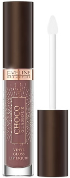 Eveline Choco Glamour Winylowa Pomadka w Płynie Glossy Lips 02 Deep Cherry