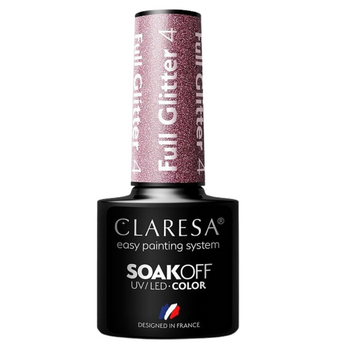 Claresa Lakier Hybrydowy Full Glitter 4 5g