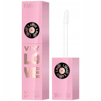 Eveline Vinylove Trwała Nawilżająca Pomadka Do Ust Winylowa 01 Pinky 4ml
