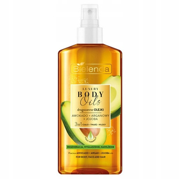 Bielenda Luxury Body Oils 3w1 Olejek Do Ciała Twarzy Włosów Różany 150ml