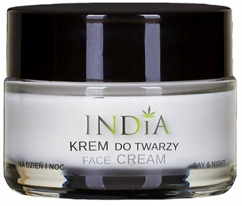 India Konopny Krem Do Twarzy Dzień Noc CBD 50ml