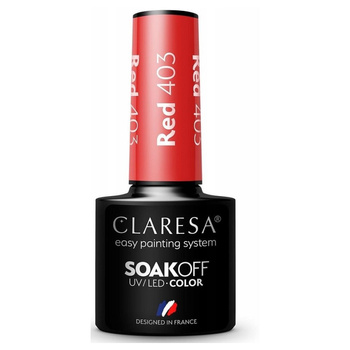 Claresa Lakier Hybrydowy Red 403 5g