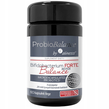 Aliness ProbioBalance Probiotyk Bifidobacterium Forte 20 mld 60 Kapsułek