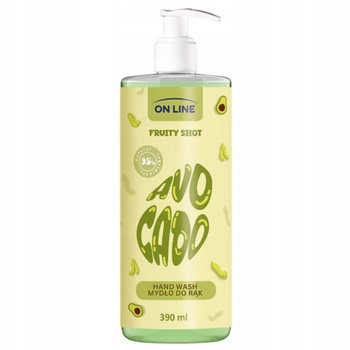 On Line Fruity Shot Mydło w Płynie Do Mycia Rąk z Pompką Avokado 390ml