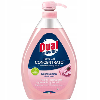 Dual Power Piatti Gel Płyn Do Mycia Naczyń Koncentrat Kwiatowy 1000ml
