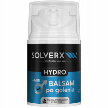 Solverx Men Hydro Nawilżająco Łagodzący Balsam Po Goleniu Dla Mężczyzn 50ml