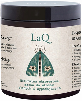 LAQ Naturalna Maska Ekspresowa Do Włosów Suchych i Zniszczonych 250ml