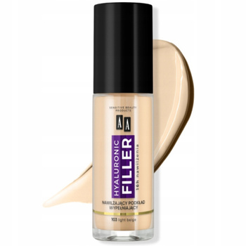 AA Hyaluronic Filler Nawilżający Podkład Do Twarzy 103 Light Beige 30ml