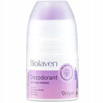 Biolaven Naturalny Dezodorant Damski Męski z Ekstraktami Ziołowymi 50ml