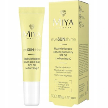 Miya eyeSUNshine Rozświetlające Serum Pod Oczy z SPF 50 i Witaminą C 15ml