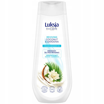 Luksja Silk Care Kremowy Żel Pod Prysznic Orzeźwiający Kokos Gardenia 500ml