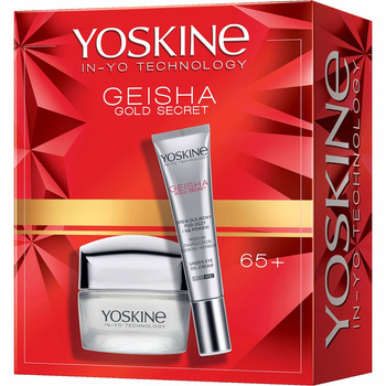 Yoskine Geisha Gold Secret Zestaw Prezentowy Krem 65+ Krem Pod Oczy