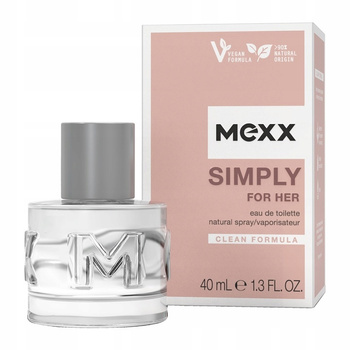 Mexx Simply For Her EDT Damska Woda Toaletowa Owocowo Kwiatowa Świeża 40ml