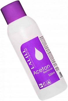 Lalil Aceton Kosmetyczny Remover Hybrydy Manicure 500ml