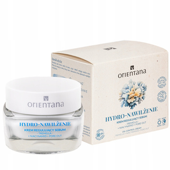 ORIENTANA Krem Regulujący Sebum Hydro Nawilżenie Na Dzień i Na Noc 50ml