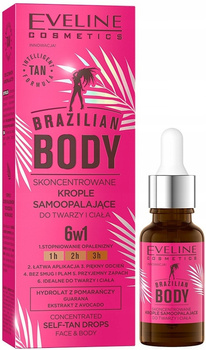 Eveline Brazilian Body Krople Samoopalające 18ml