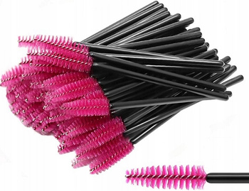 eVanda Szczoteczka Klasyczna Czarna Do Rzęs i Brwi Spiralka x 50