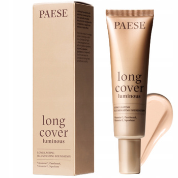 Paese Long Cover Luminous Rozświetlający Podkład Do Twarzy 00N Nude 30ml