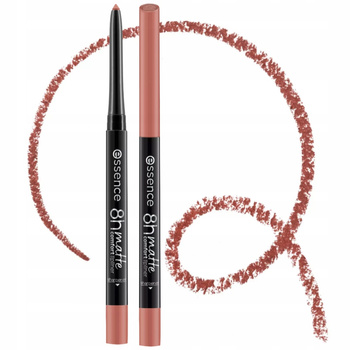 Essence 8h Matte Comfort Wodoodporna Kredka Konturówka Do Ust 03 Soft Beige