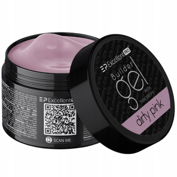 Excellent PRO Thixo Budujący Żel Do Paznokci LED UV Różowy Dirty Pink 50g