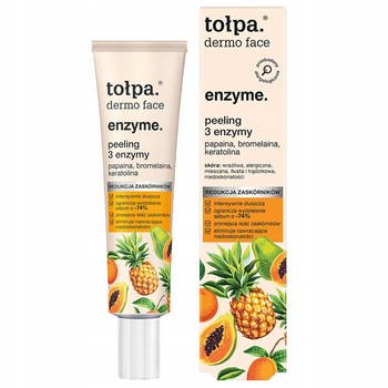 Tołpa Dermo Face Enzyme. 3 Enzymy Peeling Enzymatyczny Do Twarzy Ananasowy 40ml