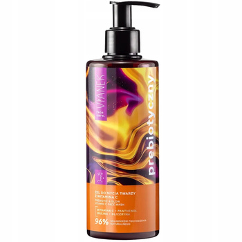 Vianek Prebiotyczny Rozświetlający Żel Do Mycia Twarzy z Witaminą C 300ml