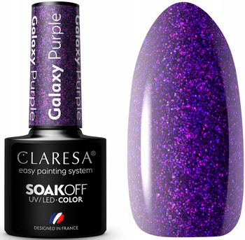 Claresa Lakier Hybrydowy Galaxy Purple 5g