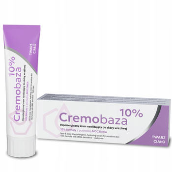Cremobaza Nawilżający Krem Do Twarzy i Ciała Pochodna Mocznika 10% 30g
