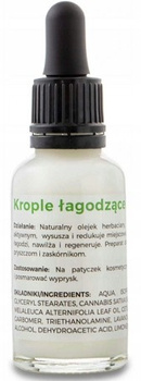 India Krople Łagodzące Trądzik Olej z Konopi 30ml