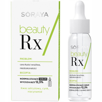 Soraya Beauty Rx Normalizujące Serum Do Twarzy Kwas Salicylowy i Cynk 30ml