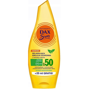 Dax Sun Relaksująca Wodoodporna Emulsja Do Ciała SPF 50 Matcha 175ml