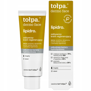 Tołpa Dermo Face Lipidro Odżywczy Regenerujący Krem Do Twarzy Na Dzień 40ml