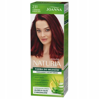 Joanna Naturia Color Trwała Farba Do Włosów Aloes 231 Czerwona Porzeczka