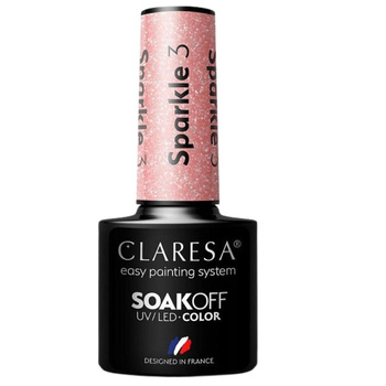 Claresa Lakier Hybrydowy Sparkle 3 5g