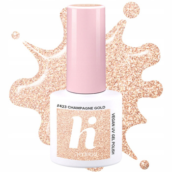 Hi Hybrid Lakier Hybrydowy Do Paznokci 423 Champagne Gold Szampańskie Złoto