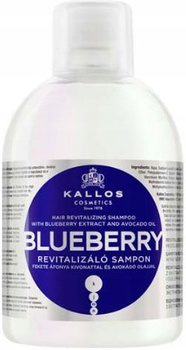 Kallos Blueberry Szampon Do Włosów Jagoda 1000ml