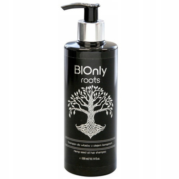 BIOnly Roots Szampon Do Włosów Przetłuszczających Się Olej Konopny 300ml