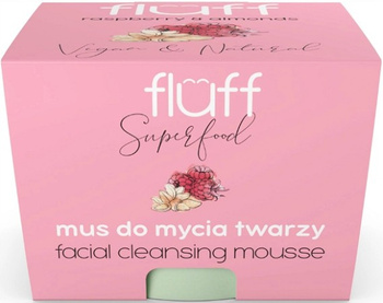 Fluff Myjący Mus do Twarzy Malina Migdał 50ml