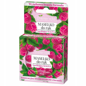 Bielenda Masełko Krem Do Rąk Dłoni Regenerujący Nawilżająca Malina 50g