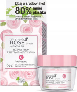 Flos-Lek Rose Różany Krem Przeciwzmarszczkowy Noc
