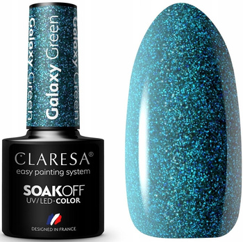 Claresa Lakier Hybrydowy Galaxy Green Turkusowy 5g