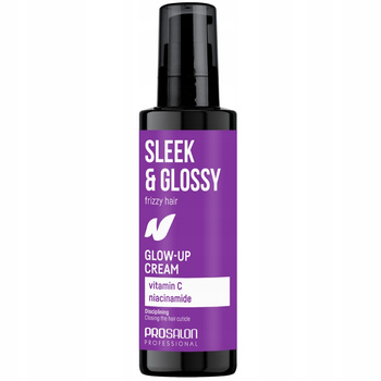 Prosalon Glow Sleek Glossy Rozświetlająco Wygładzający Krem Do Włosów 100ml