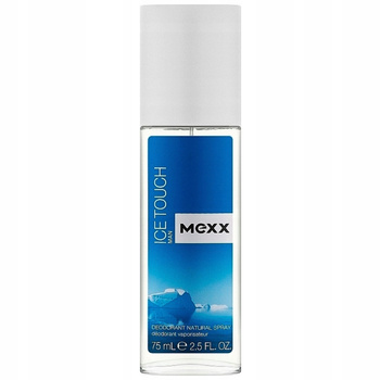 Mexx Ice Touch Man DNS Męski Dezodorant Perfumowany w Szkle Bursztyn 75ml