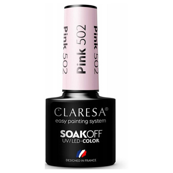 Claresa Lakier Hybrydowy Pink 502 5g