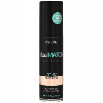 Ingrid Ideal Match Wodoodporny Podkład Do Twarzy 401 Pearl Beige 30ml