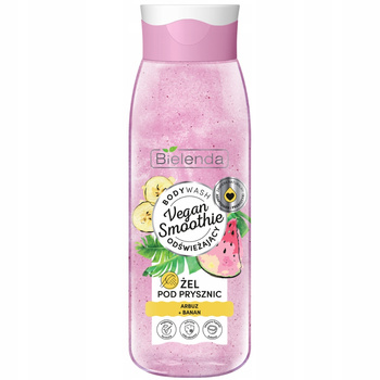Bielenda Vegan Smoothie Odświeżający Żel Pod Prysznic Arbuz i Banan 400ml