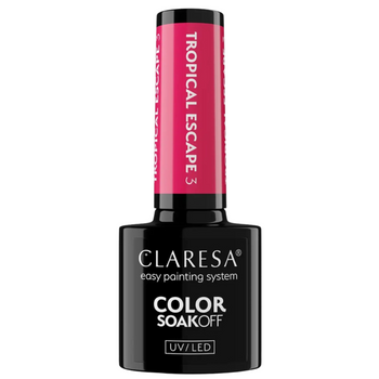 Claresa Lakier Hybrydowy Do Paznokci Tropical Escape 3 Malinowy Neon 5g